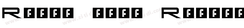 Reche wide Regular字体转换
